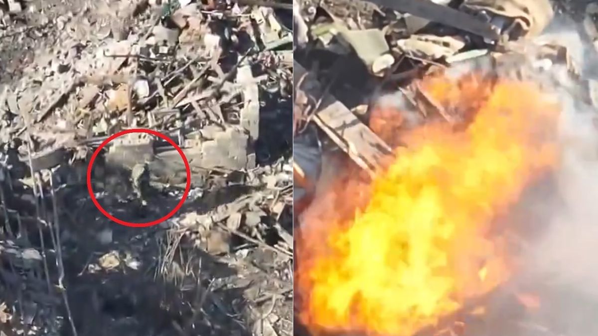 Rosjanin zaatakowany przez dron