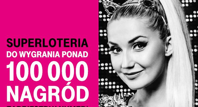 Cleo reklamuje Superloterię promującą rejestrowanie numerów w T-Mobile. Do wygrania BMW