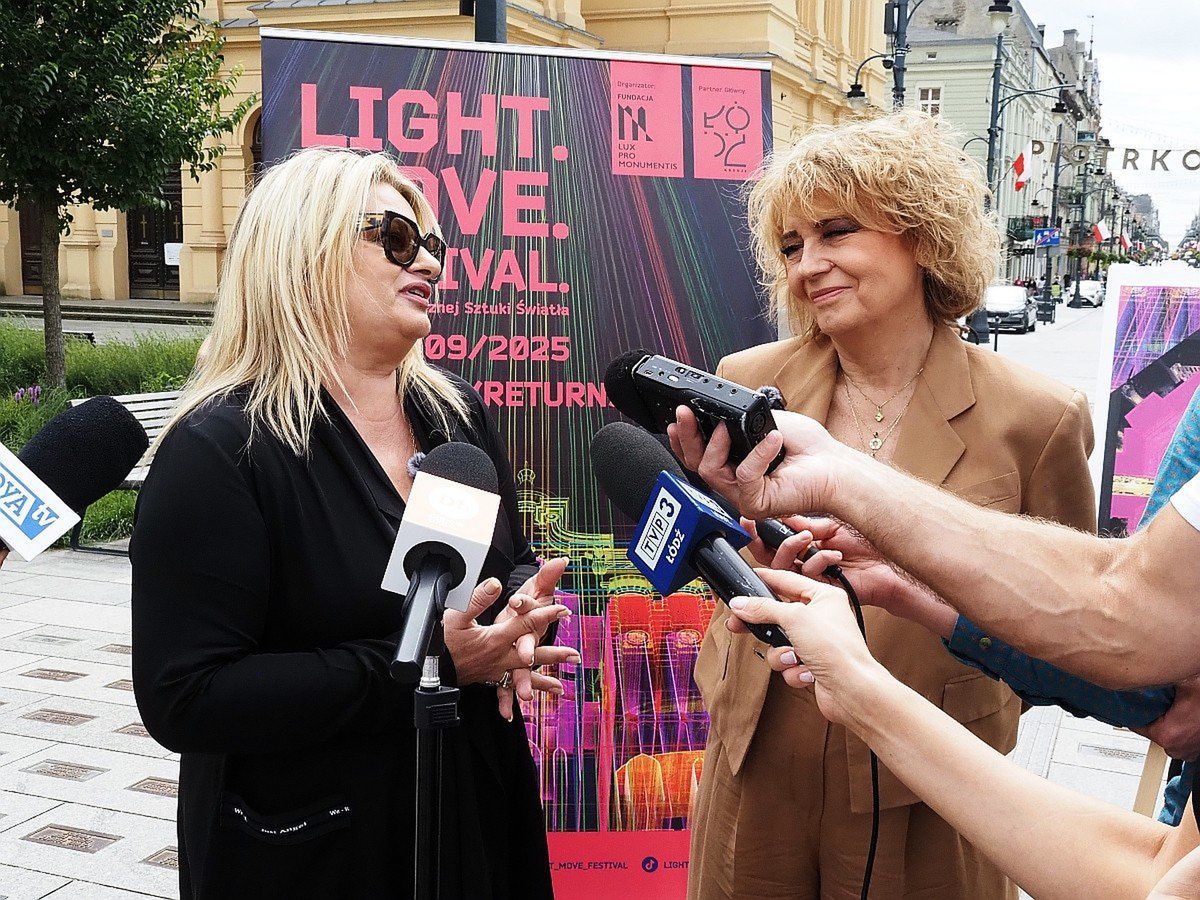 Na jubileuszowy LMF zapraszają Prezydent Łodzi Hanna Zdanowska oraz Beata Konieczniak, dyrektor artystyczna Light Move Festival.