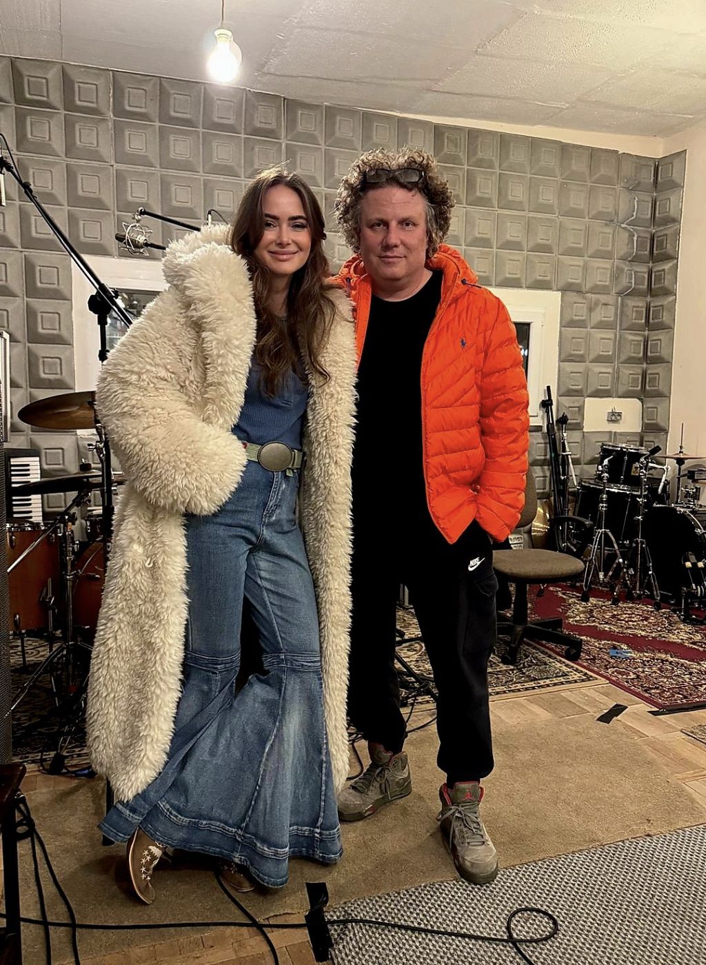 Sidney Polak i Ania Rusowicz podczas tworzenia piosenki