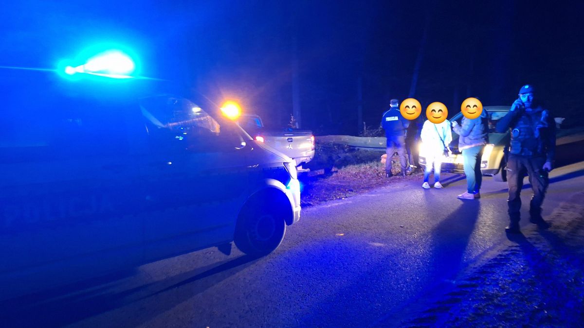 Uratowani grzybiarze