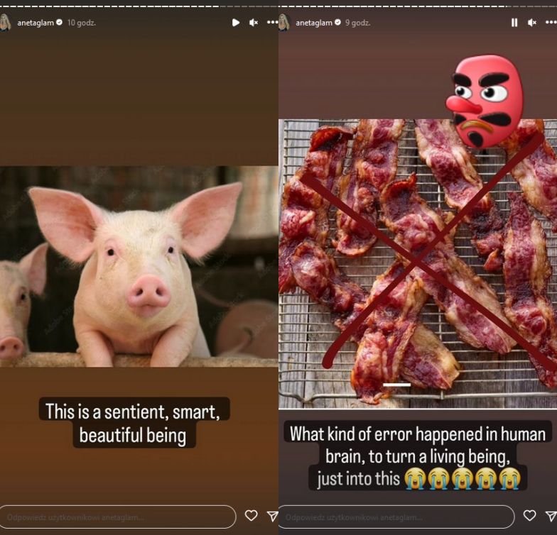 Aneta Glam płacze na Instagramie