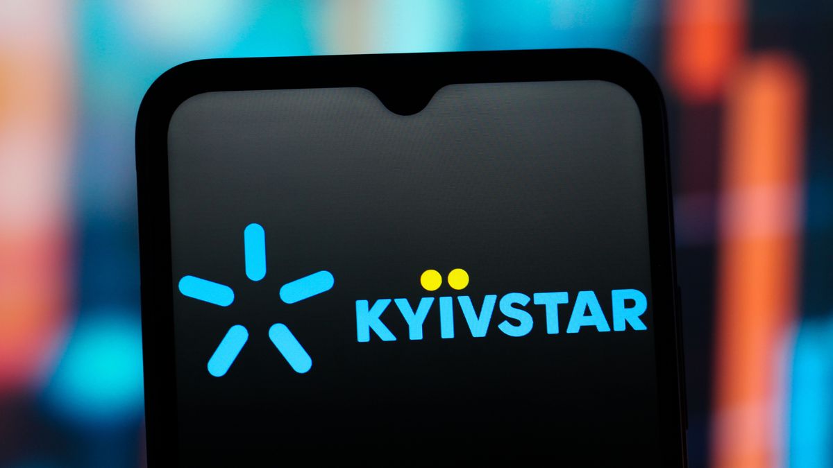 CANADA - 2025/09/02: In this photo illustration, the Kyivstar logo is seen displayed on a smartphone screen. (Photo Illustration by Thomas Fuller/SOPA Images/LightRocket via Getty Images)