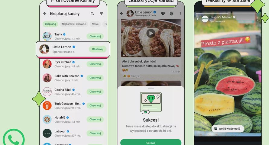 Wielkie zmiany na WhatsApp. Subskrypcje i reklamy