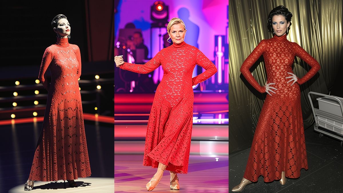 Czerwona sukienka w "TzG" była używana wiele razy