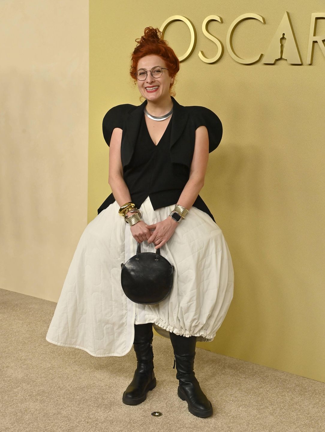 Małgorzata Turzańska w awangardowej kreacji