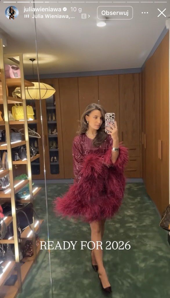 Julia Wieniawa zachwyciła sylwestrową stylizacją