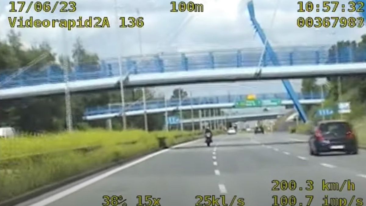 Motocyklista za nic miał ograniczenia prędkości, obowiązujące na chorzowskiej drodze