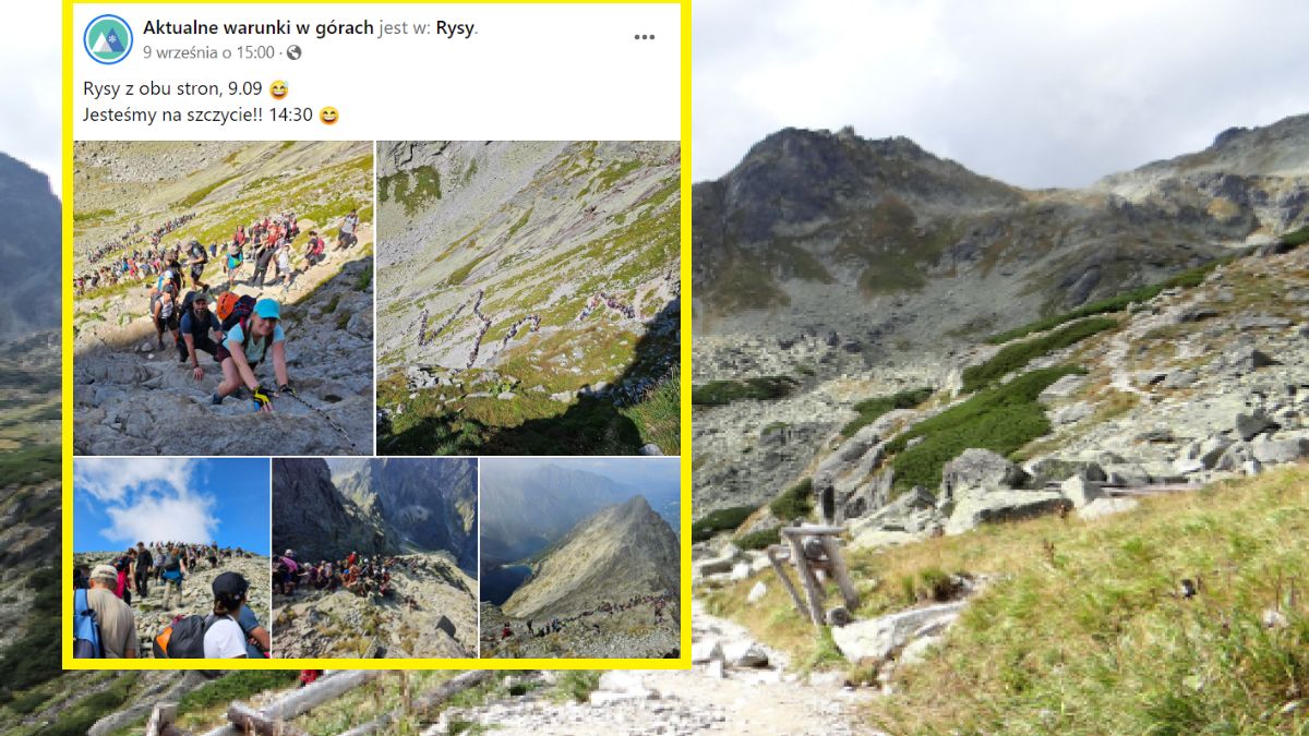 Tłumy w Tatrach