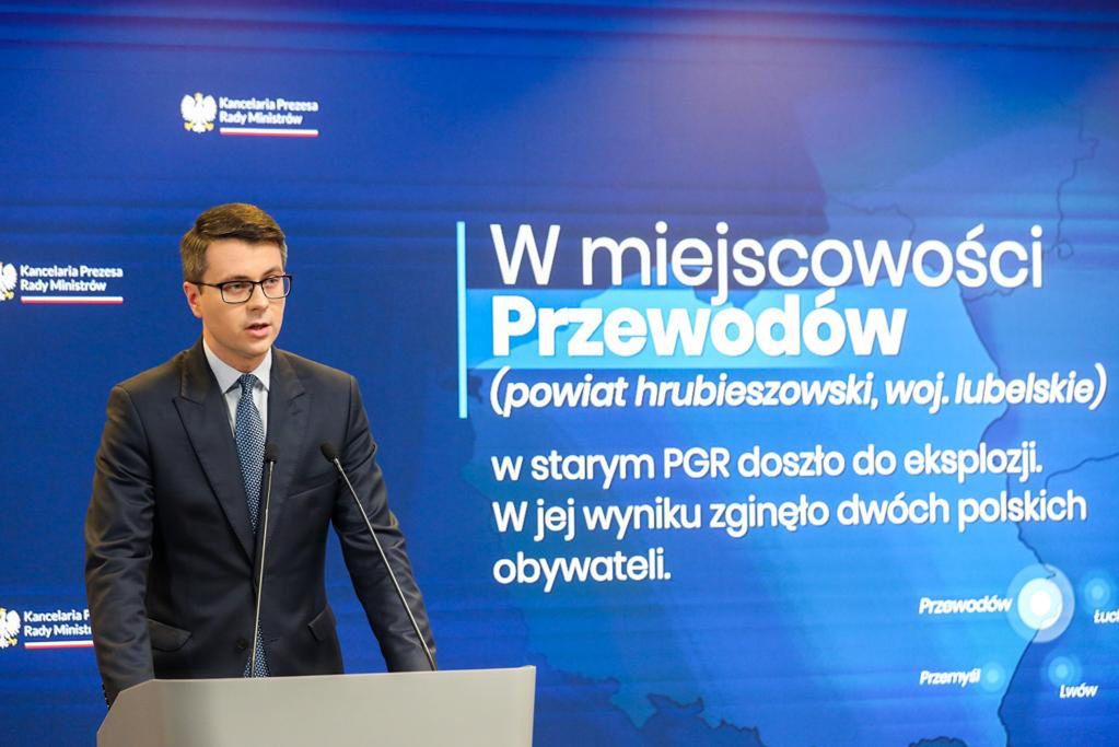 Eksplozja w Przewodowie. Müller o pierwszych ustaleniach służb