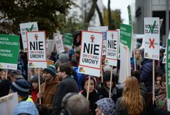 Protest przeciw CETA i TTIP na ulicach Warszawy [GALERIA]