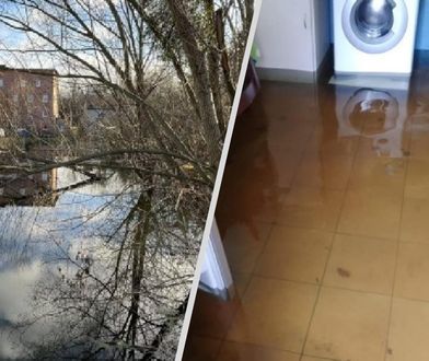 Alarm powodziowy. Woda wdziera się na posesje, układają worki