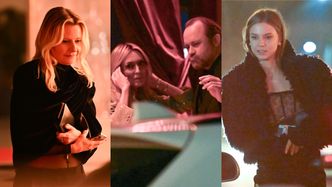 Leszek Lichota i jego ukochana DOKAZYWALI na afterze po Orłach. Paparazzi uchwycili też m.in. Gosię Kożuchowską i Igę Lis (ZDJĘCIA)