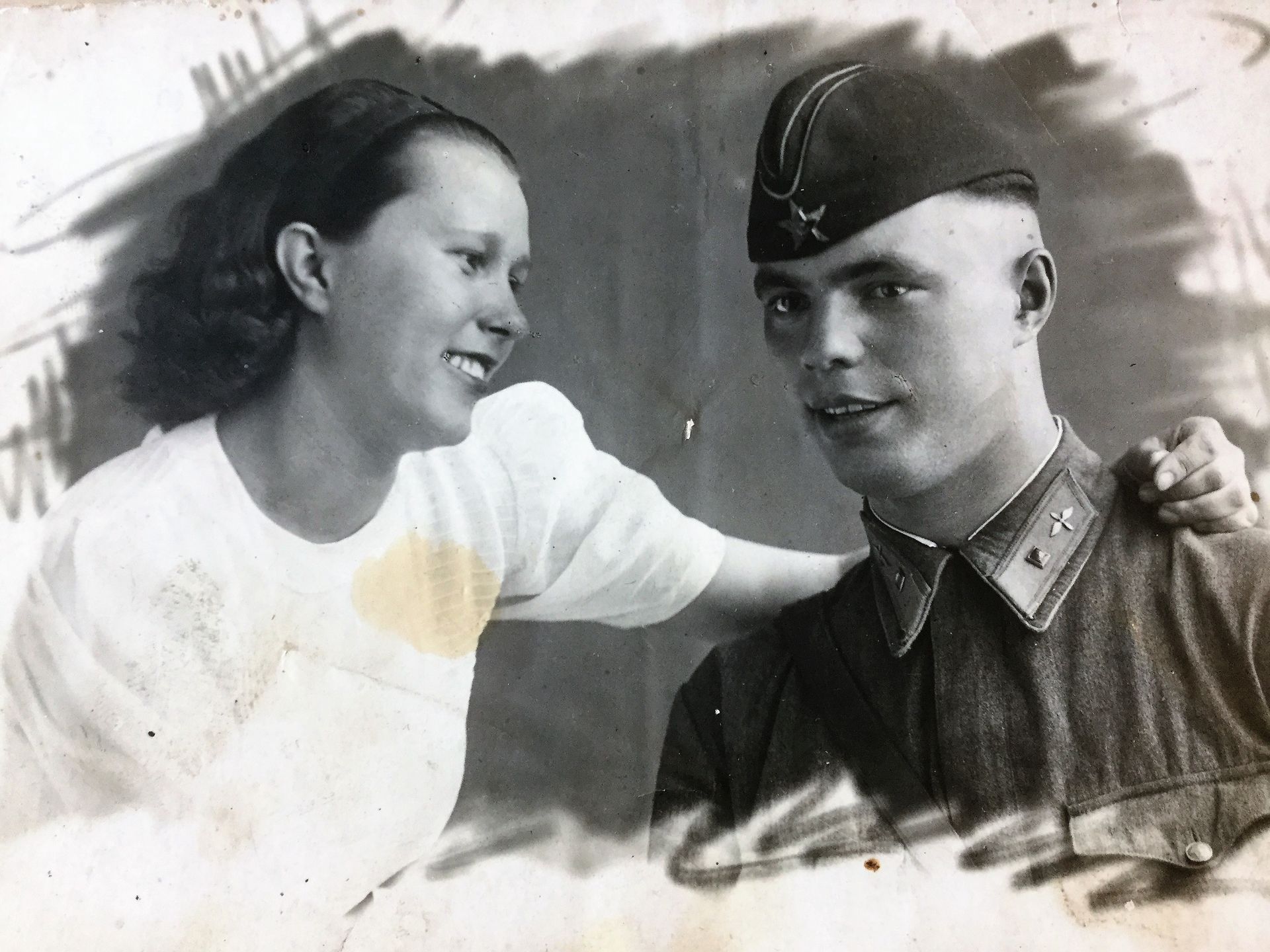 Zofia i Jurij Curkanowie, zdjęcie ślubne, 1938 r.