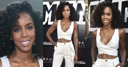 Kelly Rowland odsłania umięśniony brzuch w kusej bluzeczce