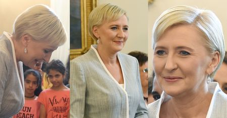 Agata Duda na spotkaniu z sierotami z Betlejem (ZDJĘCIA)