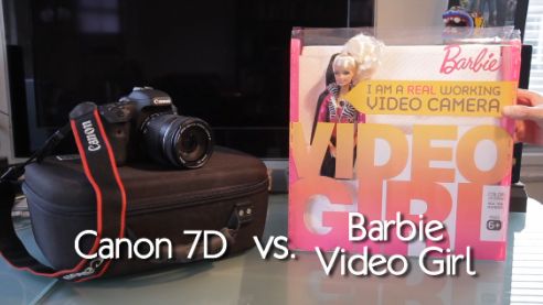 Testowy szczyt absurdu - Canon 7D vs lalka Barbie [wideo] 1