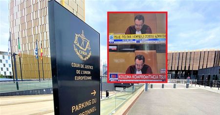 TSUE zaczął ogłaszać wyrok. Od razu przełączył na TVP Info