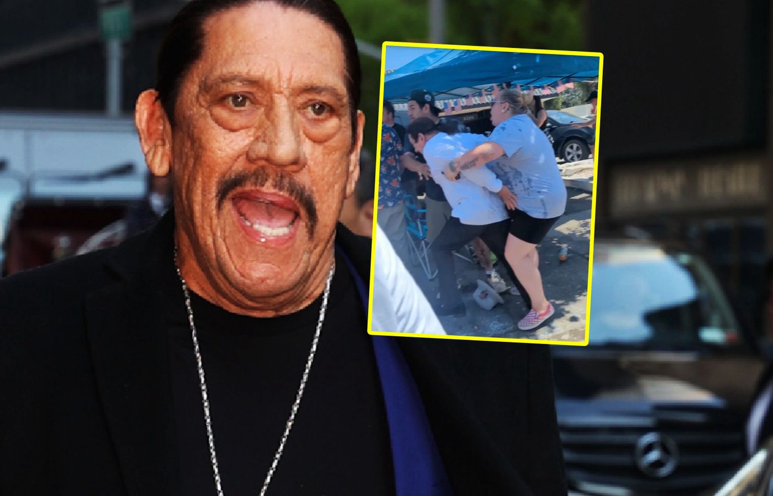 Danny Trejo wziął udział w bójce na paradzie