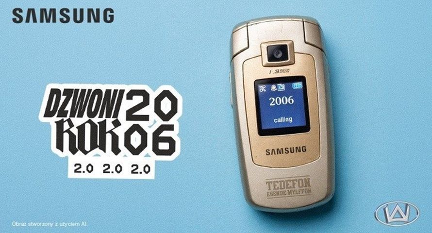 Tede po 20 latach znów w kampanii Samsunga