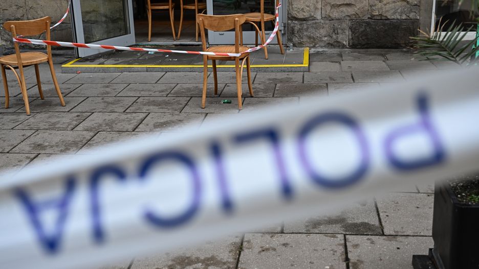 Wejście do budynku przy ulicy Wiejskiej w Warszawie