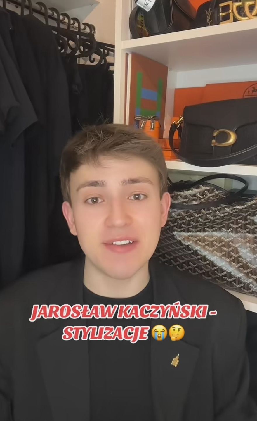 Tiktoker ocenia styl Jarosława Kaczyńskiego