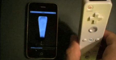 iPhone i Wiimote połączone przez Bluetooth