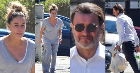 Małgorzaty Rozenek i Radosława Majdana leniwy poranek: Gonia w dresie zbiera psie kupy, gdy Pysiula robi zakupy (ZDJĘCIA)