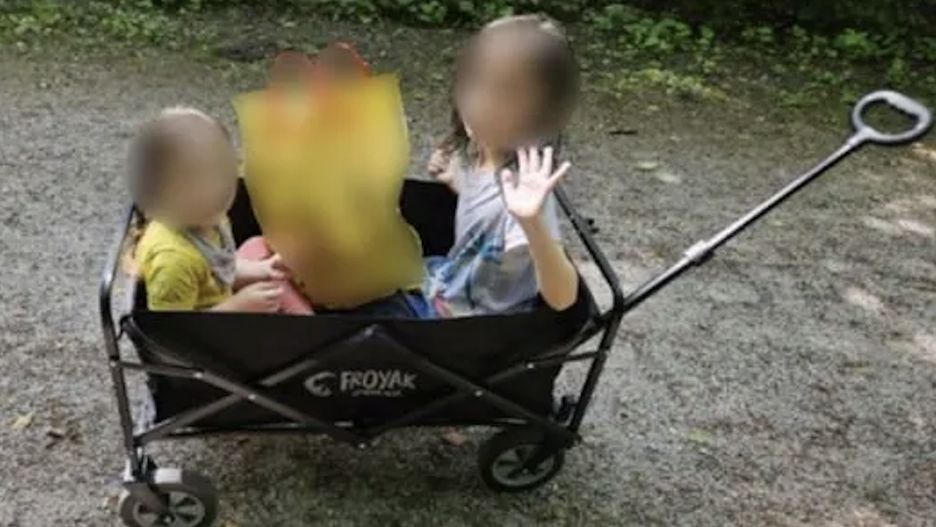 Funkcjonariusze publikują zdjęcie wózka, którym prawdopodobnie martwe dziecko zostało przewiezione nad kanał