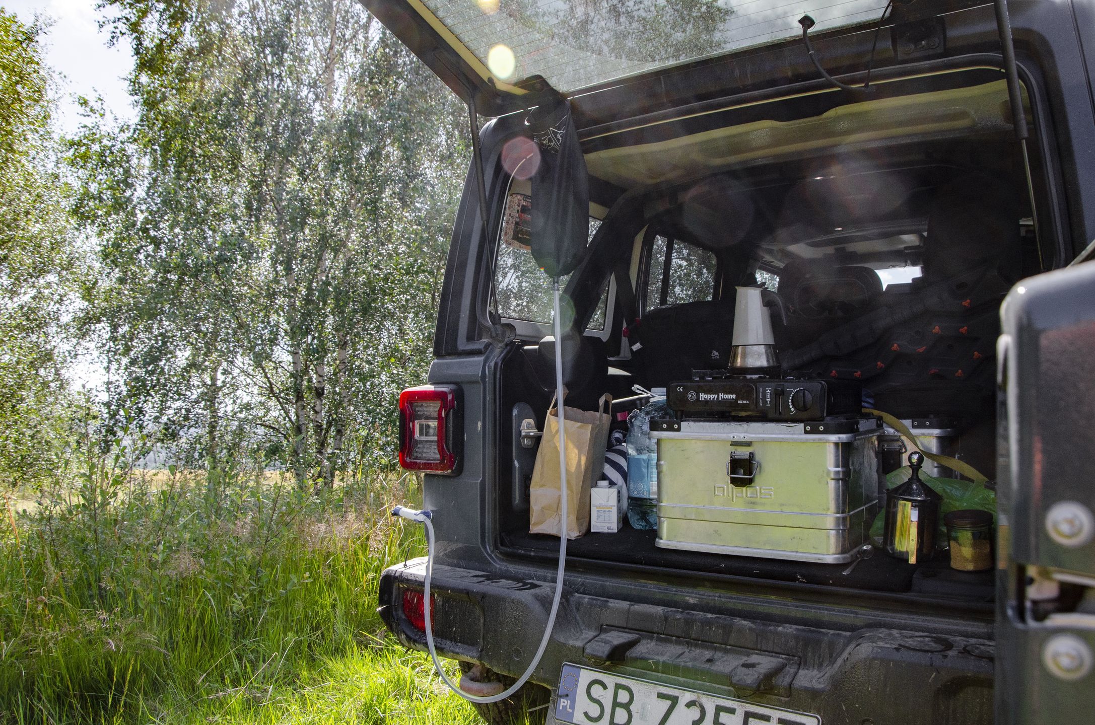 Z pomysłu Zdzisława Iwanejko (Pocket Bath) korzystałem podczas wyjazdu na Jeep Camp