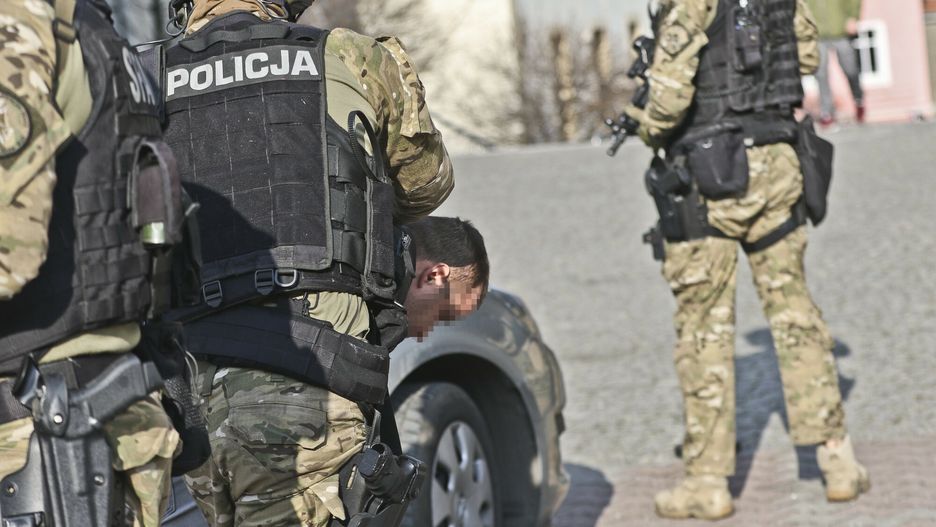 Funkcjonariusze policji, zdjęcie ilustracyjne