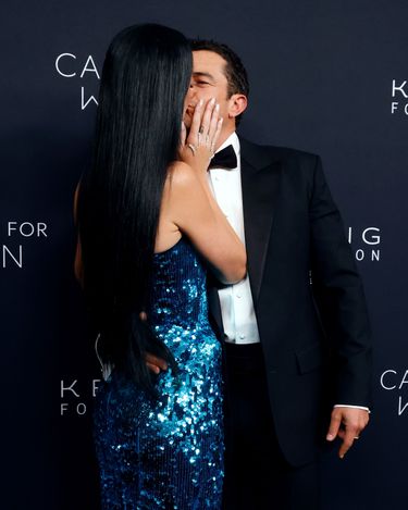 NEW YORK, NEW YORK - SEPTEMBER 09: Katy Perry and Orlando Bloom attend the 2024 Kering for Women Dinner at The Pool on September 09, 2024 in New York City. (Photo by Taylor Hill/FilmMagic)