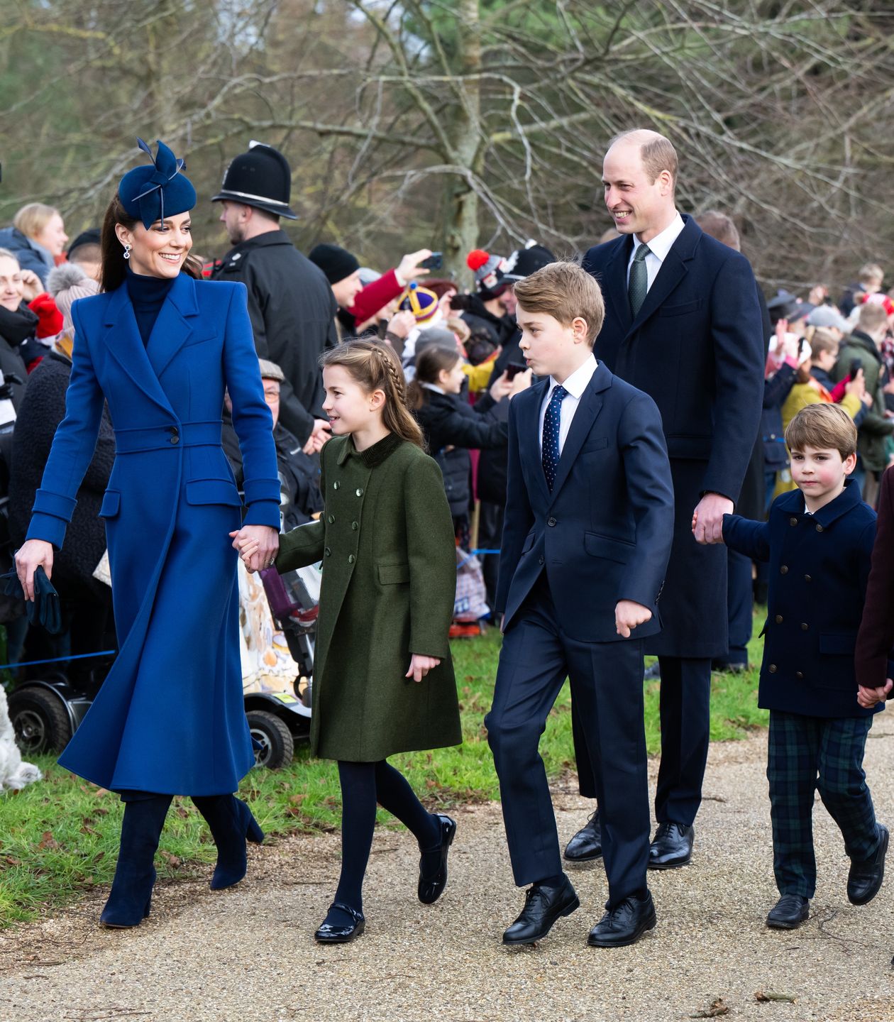 Kate Middleton i książę William z dziećmi