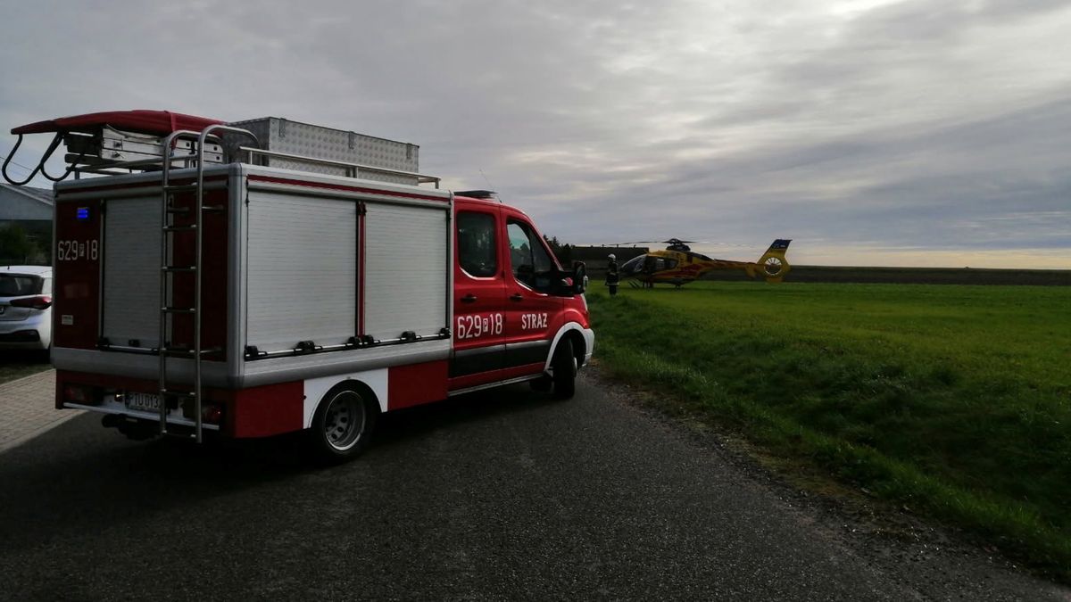 Groźne zdarzenie na terenie powiatu tureckiego.