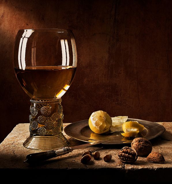 Still Life Roemer with nuts and lemon (after Pieter Claesz), fot. Kevin Best / Flickr