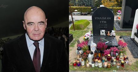 Stanisław Tym doczekał się nagrobka. Do niedawna grób był kopcem ziemi