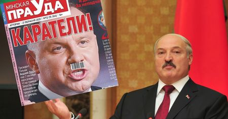 Andrzej Duda jako "oprawca" na okładce białoruskiej gazety. "To zaledwie wstęp"