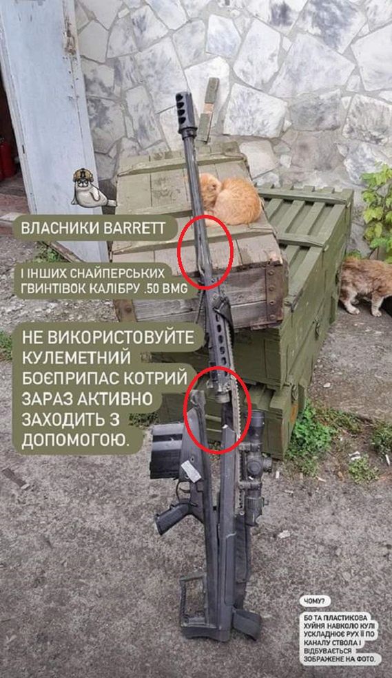 Potężne naboje w Ukrainie. Niestety potrafią one też wysadzić karabiny Barretta