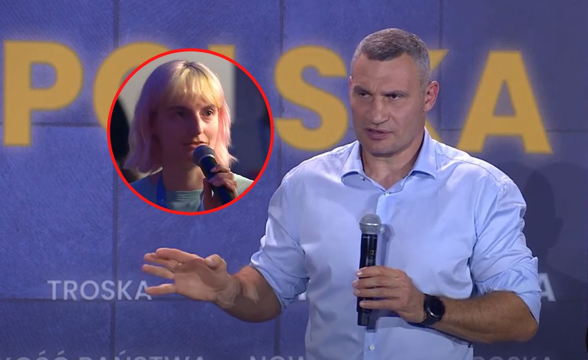 Nastya Podorozhnya zapytała Kliczkę. Ten jednak w ogóle jej nie odpowiedział