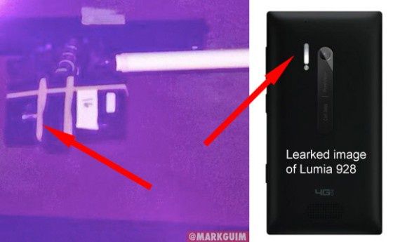 Nokia Lumia 928 smartfon ksenonowa lampa błyskowa