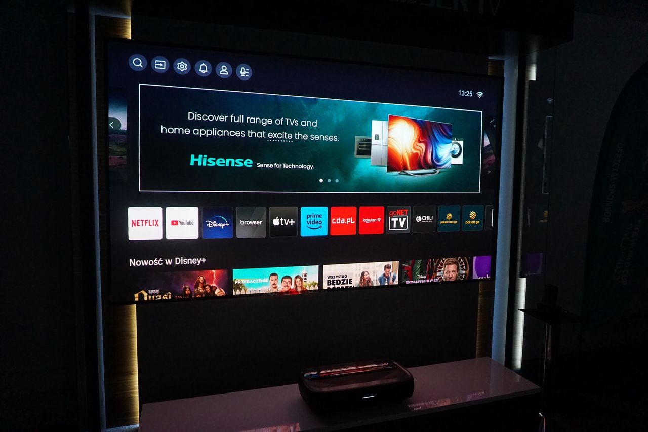    
Hisense Laser TV 4K 120L9H – Smart TV VIDAA 6U
