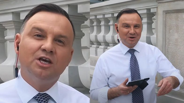 Andrzej Duda "rapuje" w #Hot16Challenge: "Nie pytają cię o imię, walczą z ostrym cieniem mgły"