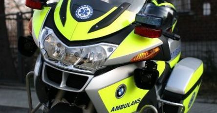 Motocyklowa karetka w Warszawie