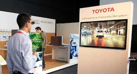 Okna Toyoty jak monitory