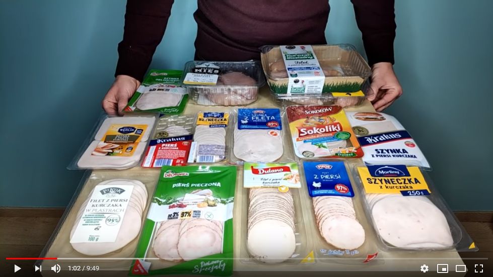 Vloger sprawdził ile wody jest w popularnych wędlinach drobiowych