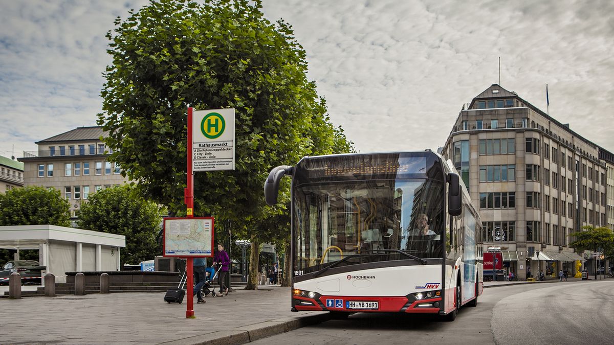 Solaris dostarcza pojazdy m.in. do Hamburga.