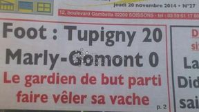 Przegrali 0:20, bo bramkarz pojechał odbierać poród krowy