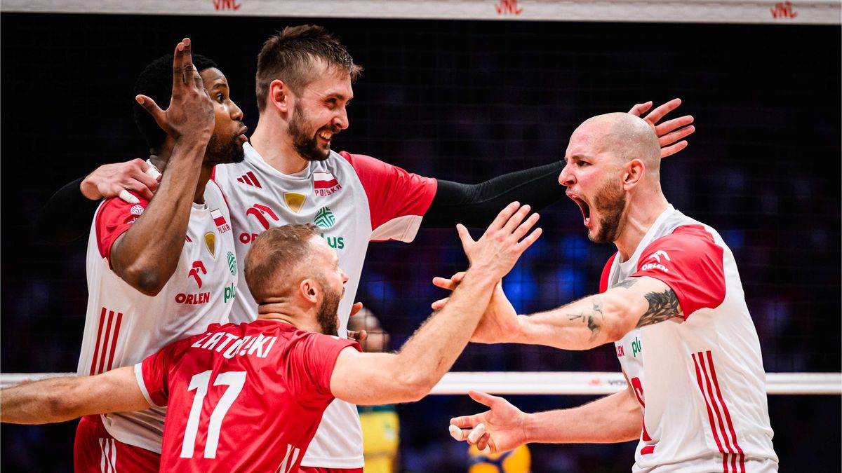 Materiały prasowe / VolleyballWorld / Na zdjęciu: reprezentacja Polski