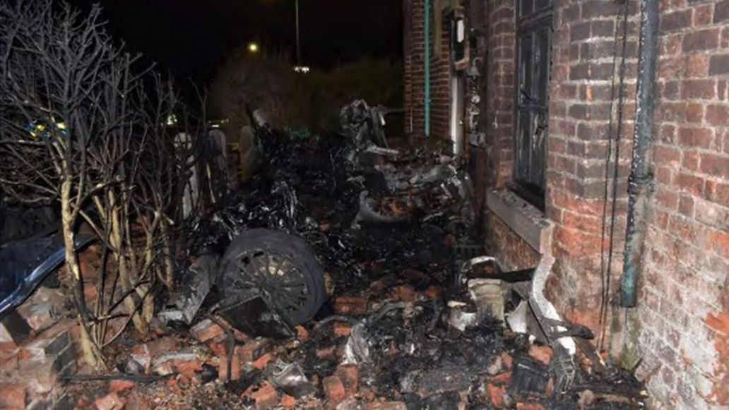 Tak wyglądał wrak tuż po wypadku