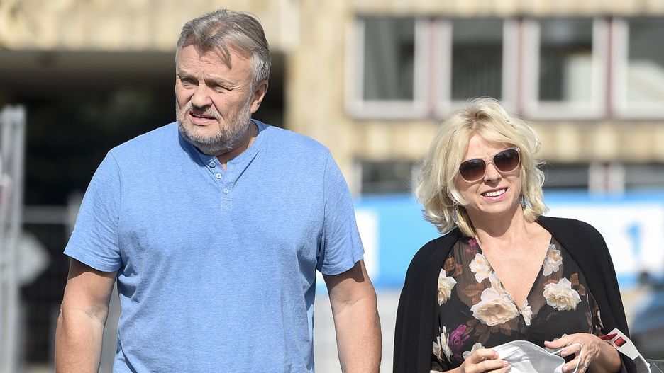 Cugowski z żoną Joanną